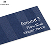 Дизайнерская бумага Gmund 3 Flow Blue, 300 гр./м2, 700мм x 1000мм, 1 лист, (M23527)