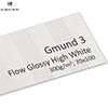 Дизайнерская бумага Gmund 3 Flow Glossy High White, 300 гр./м2, 700мм x 1000мм, 1 лист, (M23528)