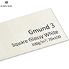 Дизайнерская бумага Gmund 3 Square Glossy White, 300 гр./м2, 700мм x 1000мм, 1 лист, (M23531)