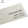 Дизайнерская бумага Gmund 925 Light Silver, 310 гр./м2, 700мм x 1000мм, 1 лист, (M23534)