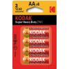 Батарейка Kodak Super Heavy Duty Zinc AA R6-4BL 4 шт