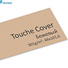 Дизайнерская бумага Fiber Mark Touche Cover, бежевая, матовая (matte), 301 гр./м2, 660мм x 1016мм, 1 лист, (M23405)