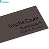 Дизайнерская бумага Fiber Mark Touche Cover, коричневая, матовая (matte), 301 гр./м2, 660мм x 1016мм, 1 лист, (M23398)