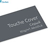 Дизайнерская бумага Fiber Mark Touche Cover, серая, матовая (matte), 301 гр./м2, 660мм x 1016мм, 1 лист, (M23408)
