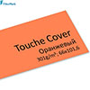 Дизайнерская бумага Fiber Mark Touche Cover, оранжевая, матовая (matte), 301 гр./м2, 660мм x 1016мм, 1 лист, (M23396)